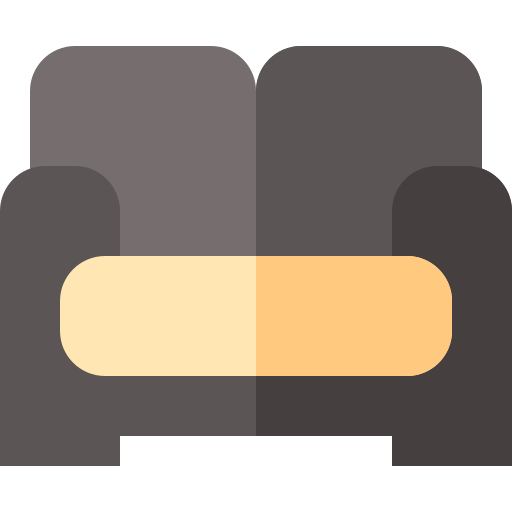 ソファー Basic Straight Flat icon