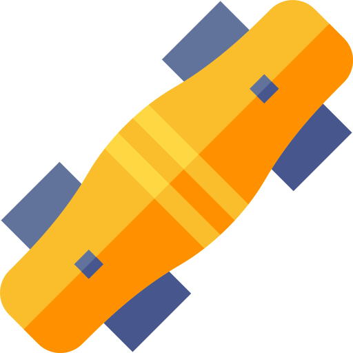 Longboard Basic Straight Flat icon