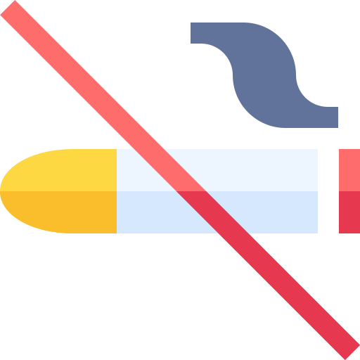 No smoking Basic Straight Flat icon