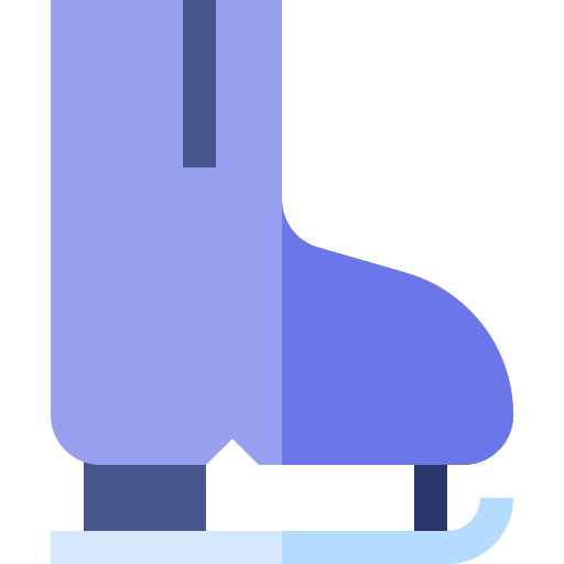 아이스 스케이트 Basic Straight Flat icon