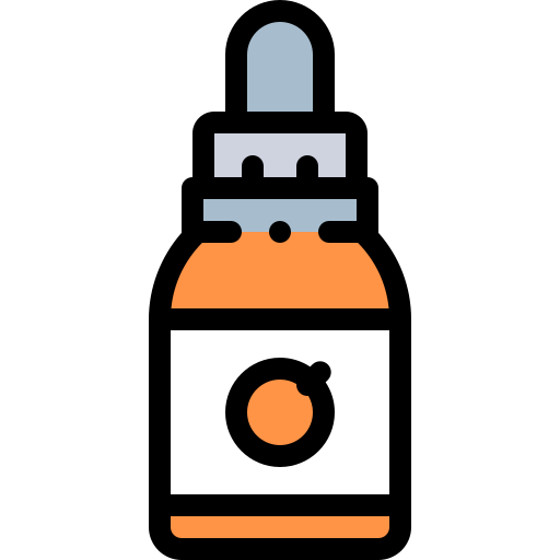 Orange juice Detailed Rounded Lineal color icon