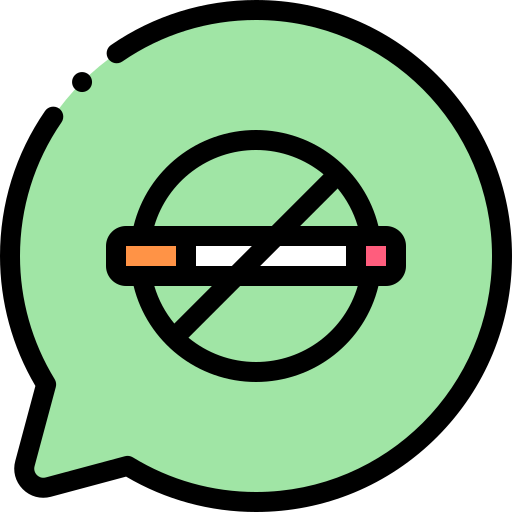 dejar de fumar Detailed Rounded Lineal color icono