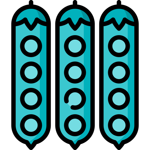 chícharos Special Lineal color icono