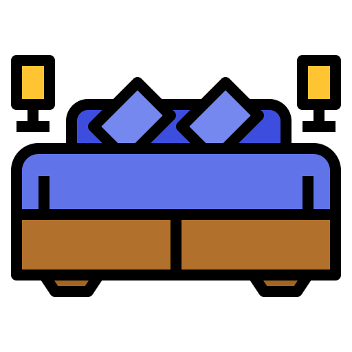 Bed Ultimatearm Lineal Color icon