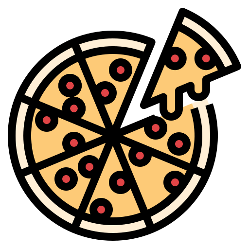 피자 Ultimatearm Lineal Color icon