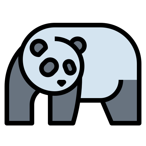 Панда Ultimatearm Lineal Color иконка