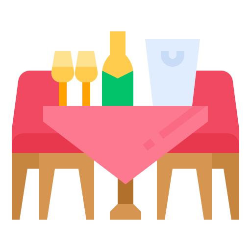 夕食のテーブル Ultimatearm Flat icon