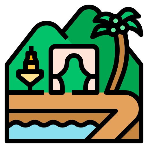 wyspa Ultimatearm Lineal Color ikona