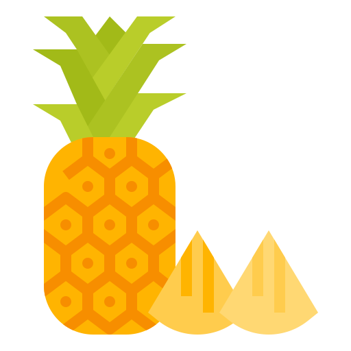ananas Ultimatearm Flat icoon