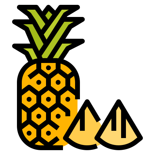 ananas Ultimatearm Lineal Color Icône