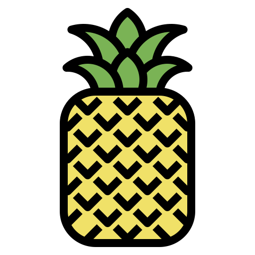 ananas Ultimatearm Lineal Color ikona