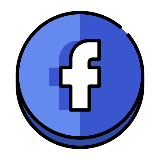 Facebook Generic Outline Color icon