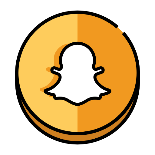 snapchat Generic Outline Color icon