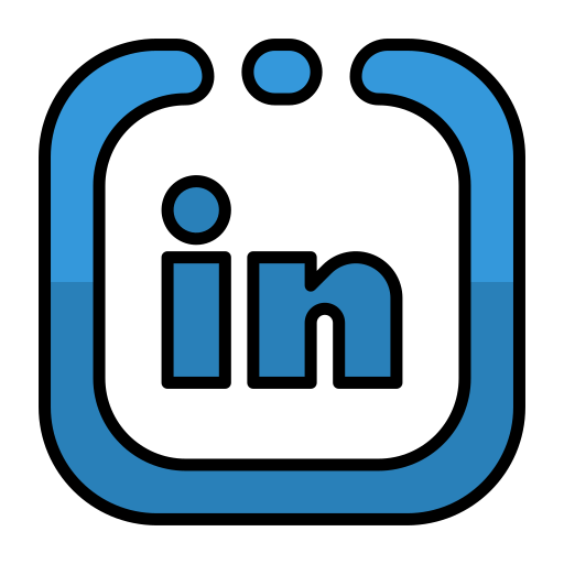 Linkedin Generic Outline Color icon