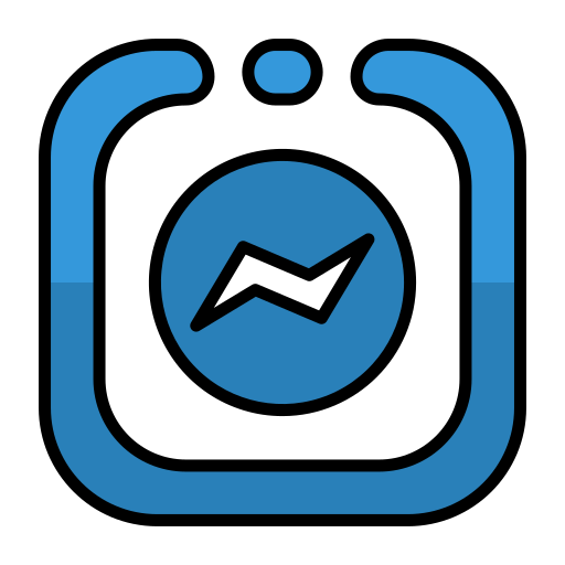 Messenger Generic Outline Color icon
