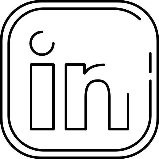 linkedin Icons Responsive Line 128px icoon