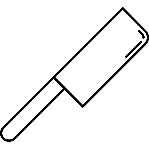 cuchilla de carnicero Icons Responsive Line 128px icono