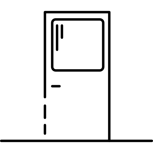 drzwi Icons Responsive Line 128px ikona