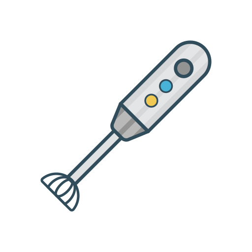 Whisk Vector Stall Lineal Color icon