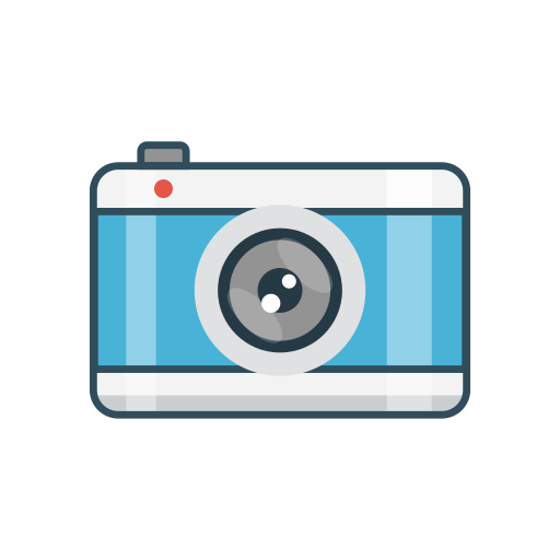 camera Vector Stall Lineal Color icoon
