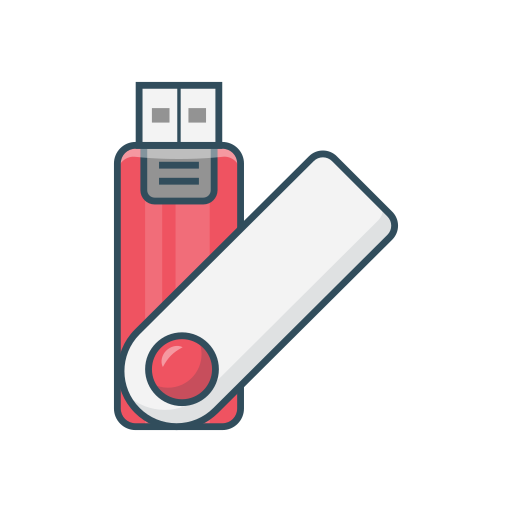 Usb Vector Stall Lineal Color icon
