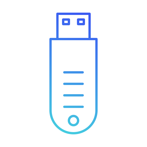 usb Generic Gradient icon