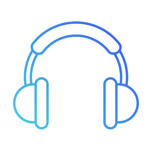 Headphones Generic Gradient icon