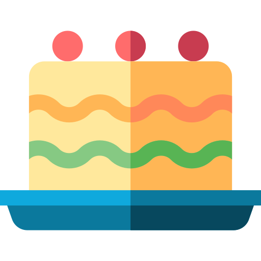 torta pop Basic Straight Flat icona