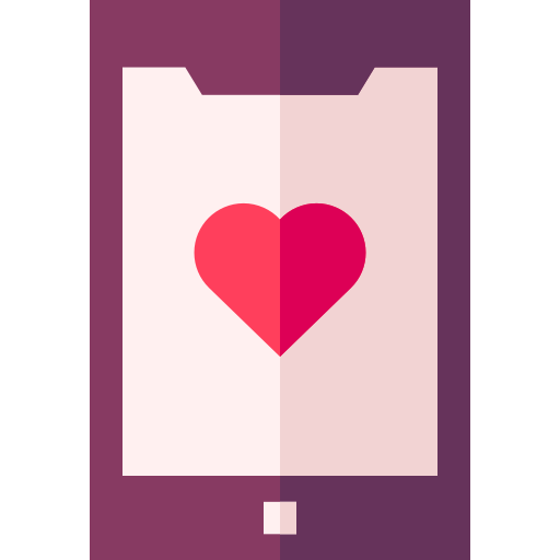 dating-app Basic Straight Flat icoon