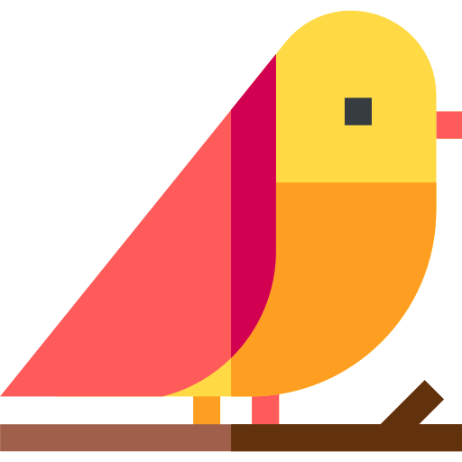 ptak Basic Straight Flat ikona