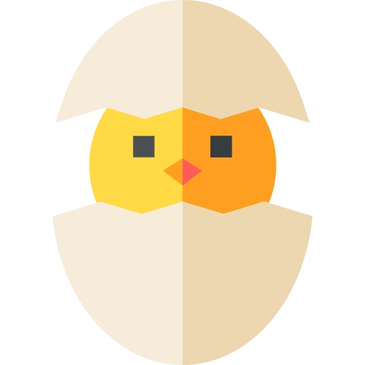 Chick Basic Straight Flat icon