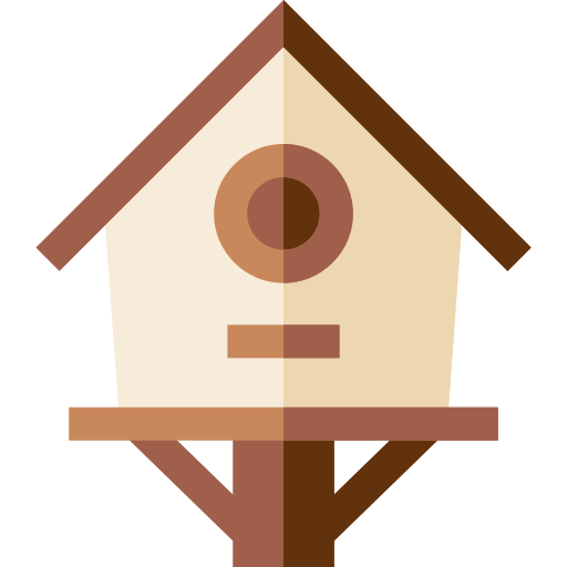 Birdhouse Basic Straight Flat icon