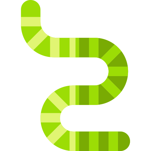 worm Basic Straight Flat icoon