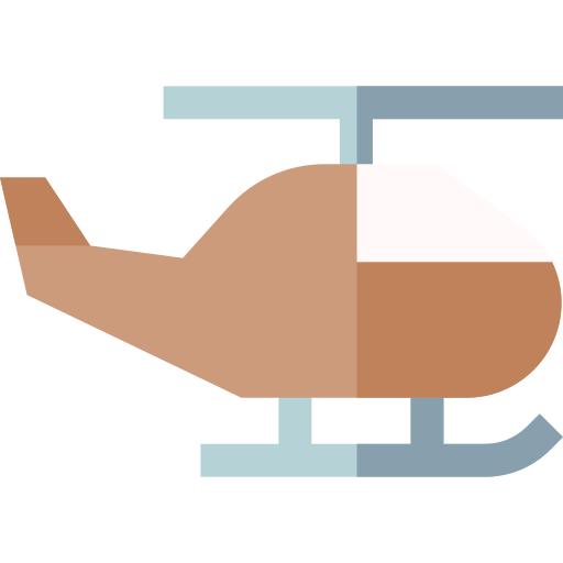 헬리콥터 Basic Straight Flat icon