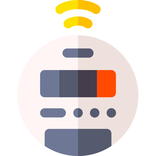 Smart meter Basic Rounded Flat icon