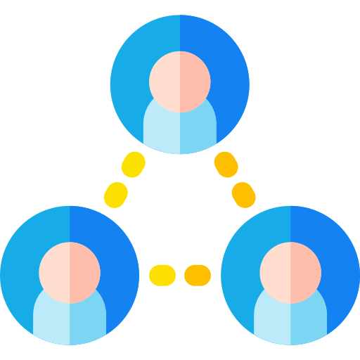 réseau Basic Rounded Flat Icône