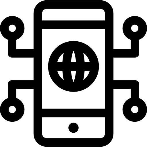 condivisione dei dati Basic Rounded Lineal icona