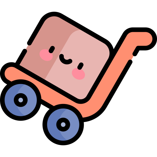 wagen Kawaii Lineal color icon