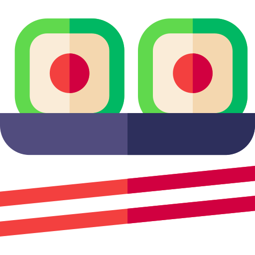 Sushi Basic Straight Flat icon