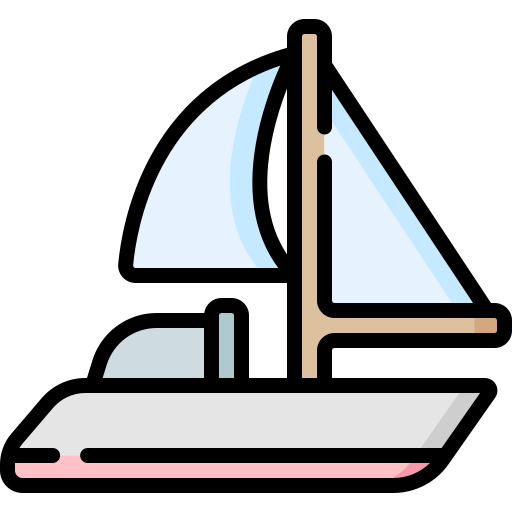 zeilboot Special Lineal color icoon