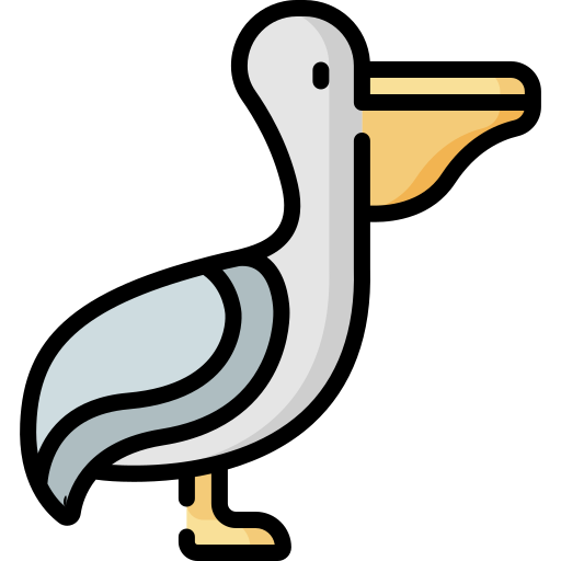 pelicano Special Lineal color Ícone