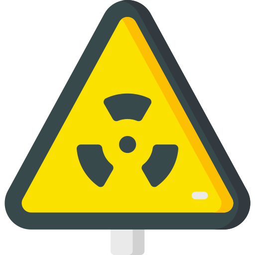 Nuclear sign Special Flat icon