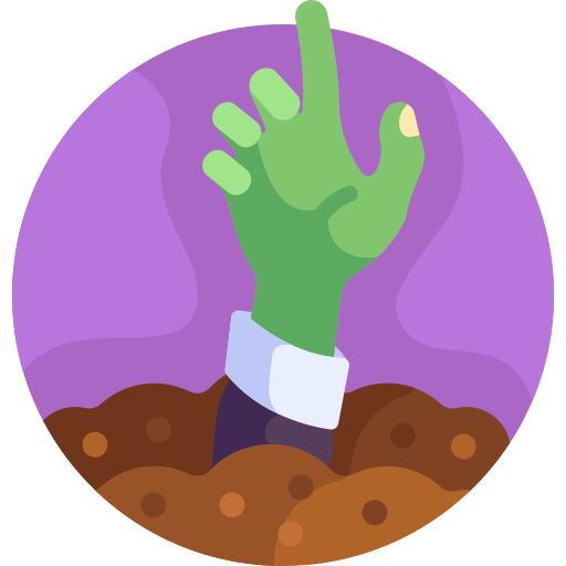 zombi Detailed Flat Circular Flat icono