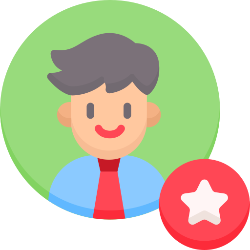 Employee of the month Special Flat icon