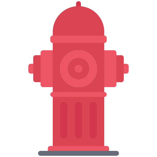 hydrant Coloring Flat ikona