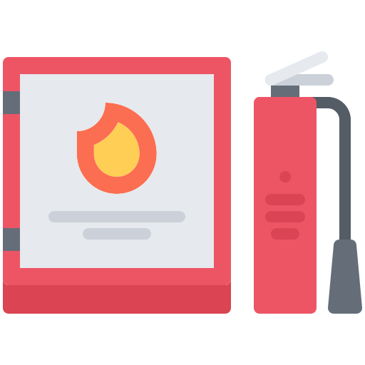 Fire tools Coloring Flat icon