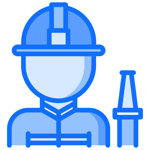 Firefighter Coloring Blue icon