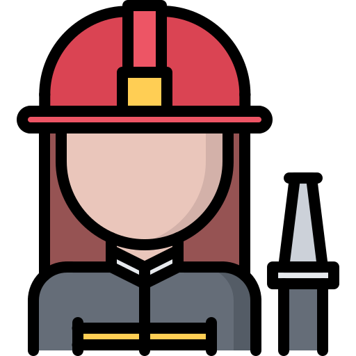 Firefighter Coloring Color icon
