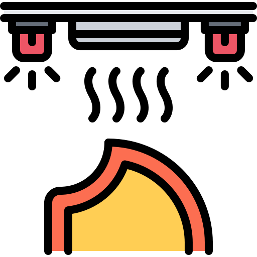Smoke detector Coloring Color icon