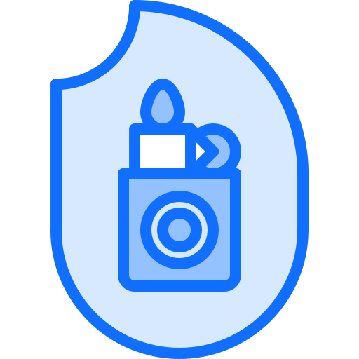 encendedor Coloring Blue icono